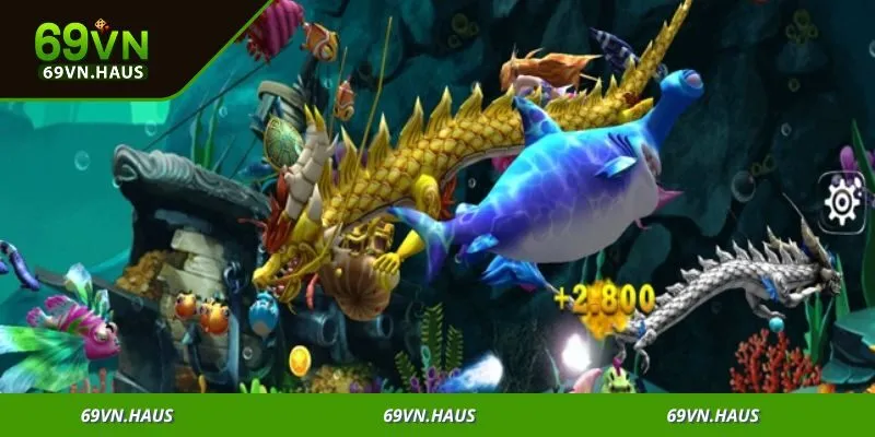 Bắn cá 69vn 1 Không gian đại dương sống động, nơi người chơi thỏa sức săn thưởng lớn
